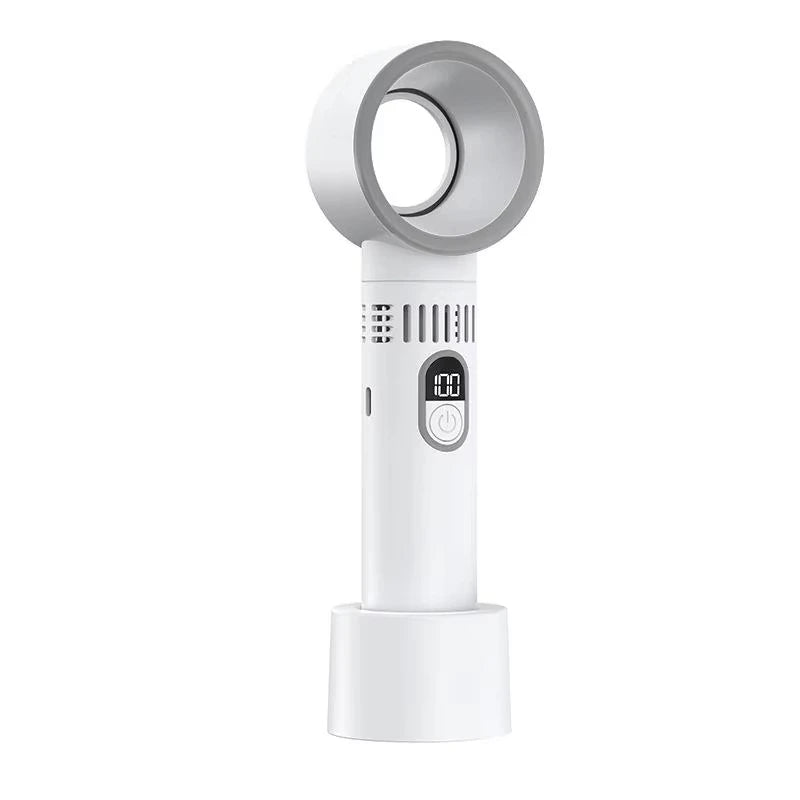 Breezio | מאוורר יד מיני 100 עוצמות – רוח טורבו וטעינת USB